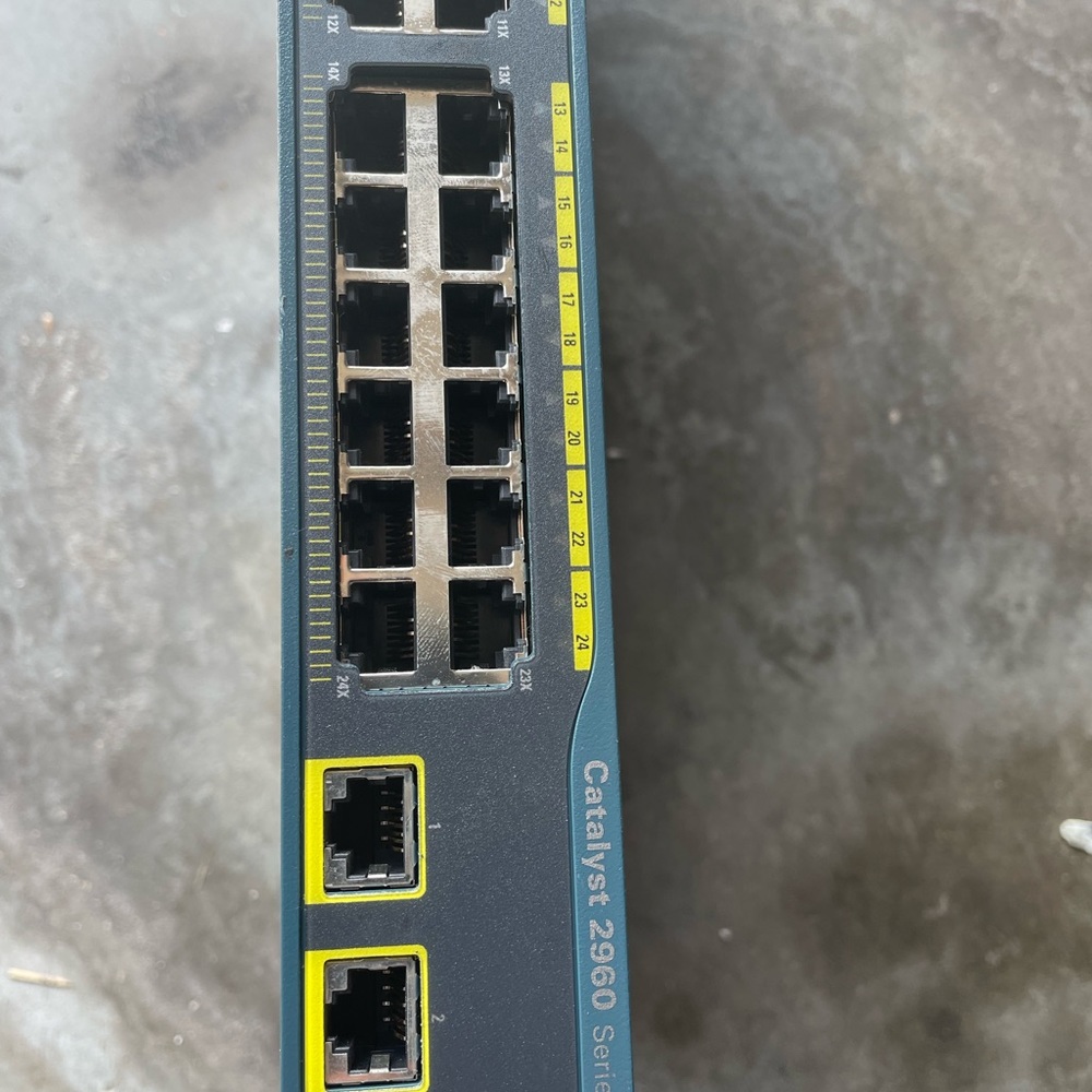 Cisco Catalyst 2960 24 Port Ethernet Switch